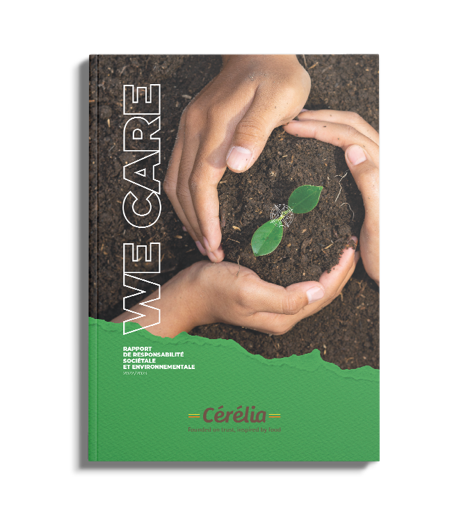 Couverture Rapport RSE Cérélia 2023