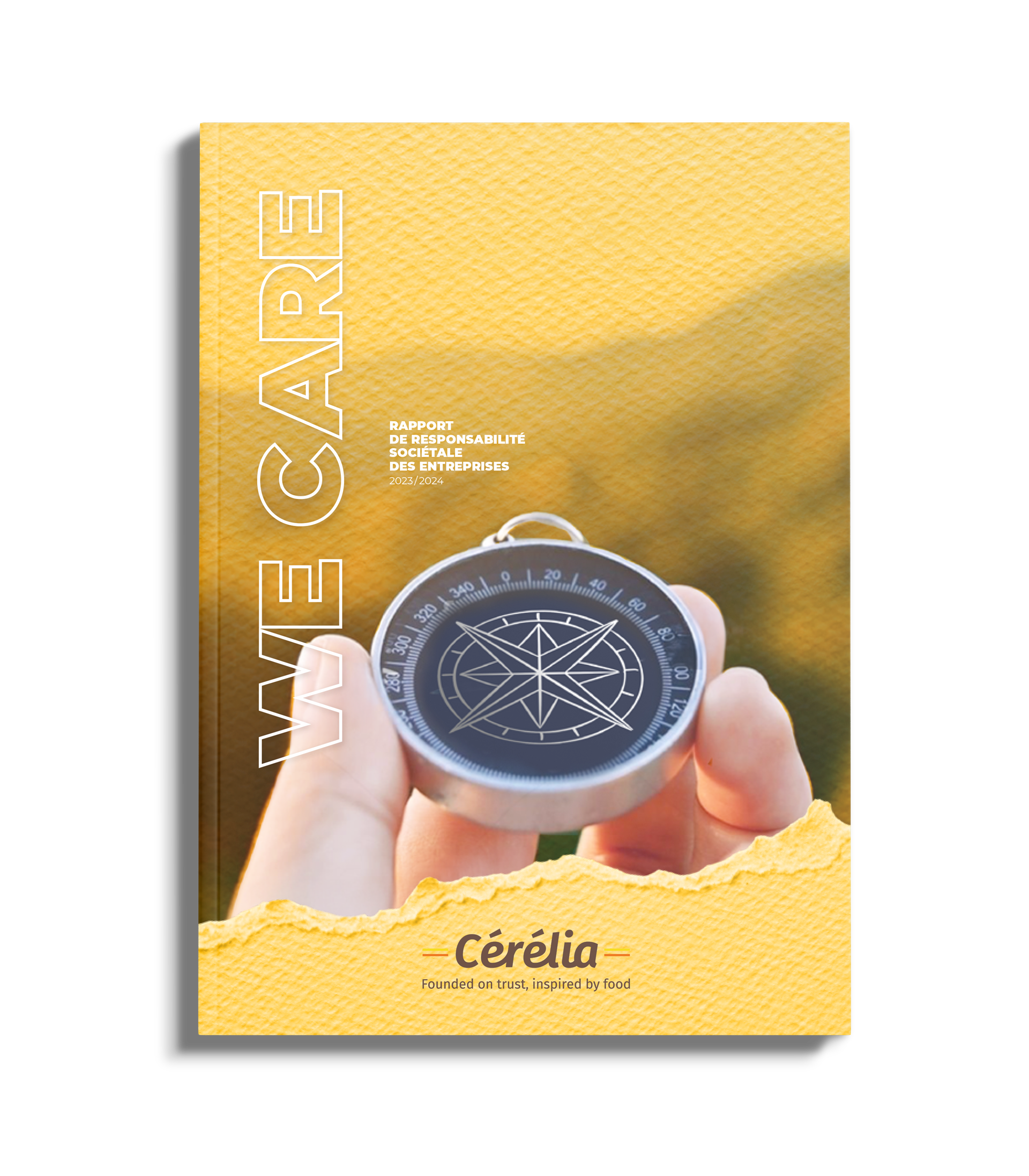 Couverture Rapport RSE Cérélia 2023