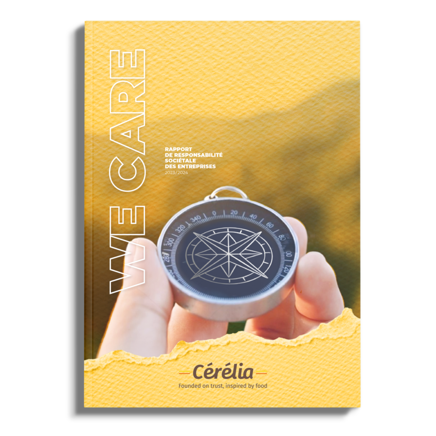 Couverture Rapport RSE Cérélia 2023