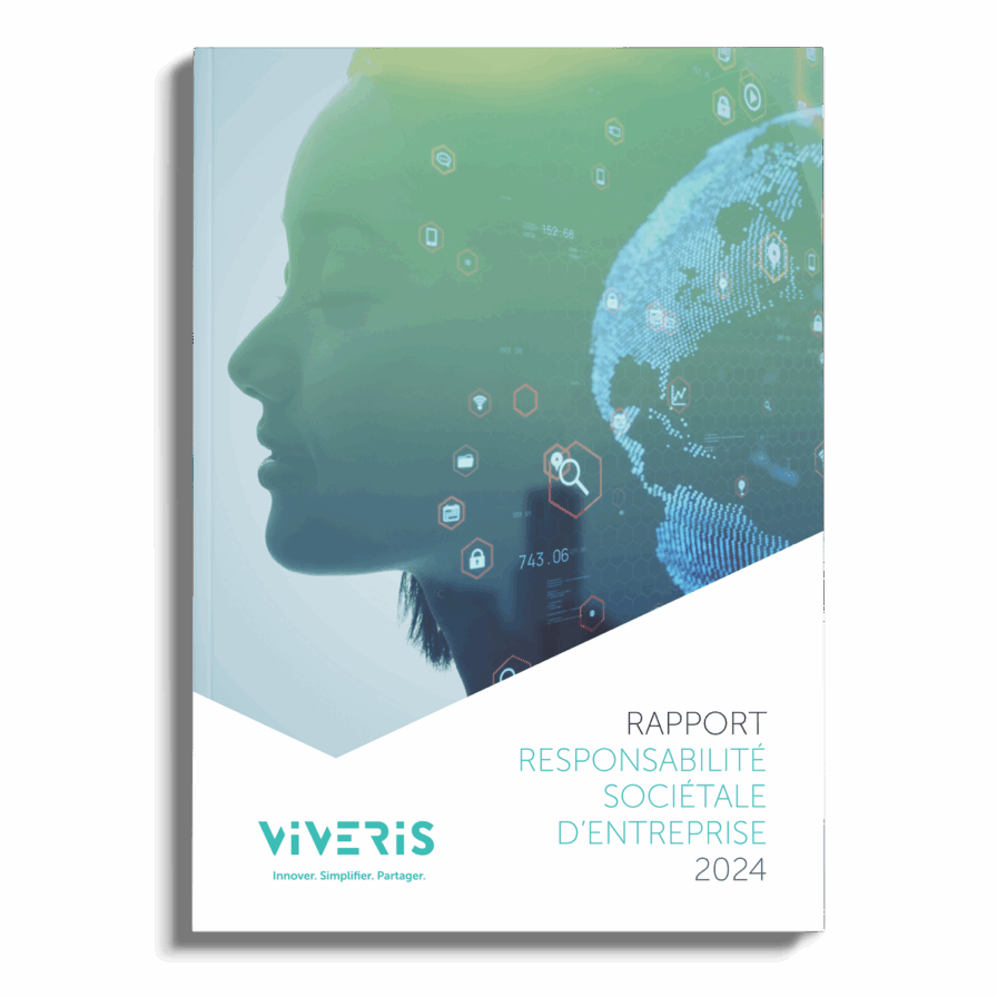couverture rapport RSE Viveris 2024
